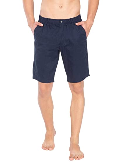 Jockey 1203 Men's Super Combed Mercerised Cotton Woven Fabric Straight Fit Solid Shorts with Side Pockets