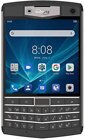 Unihertz Titan 6GB 128GB, Rugged QWERTY Smartphone, Android 9.0 Unlocked Smart Phone, Black