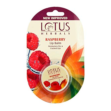 Lotus Herbals Lip Balm, Raspberry, 5g