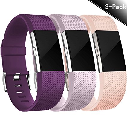 Hamile For Fitbit Charge 2 Bands, Wristbands Strap for Fitbit Charge2, Large Small