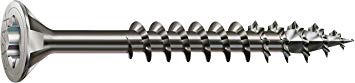 Spax T-Star Plus – All-Purpose Screw, Countersunk Head, T, 4Cut, Partial Thread, Stainless Steel A2, 1.4567 – 0197000350303, 0197000501003