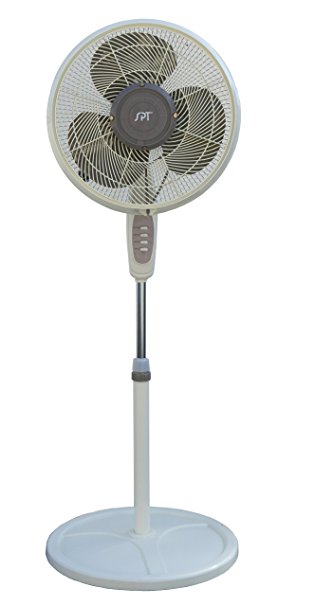SPT SF-1666M Oscillating Misting Fan, 16-Inch