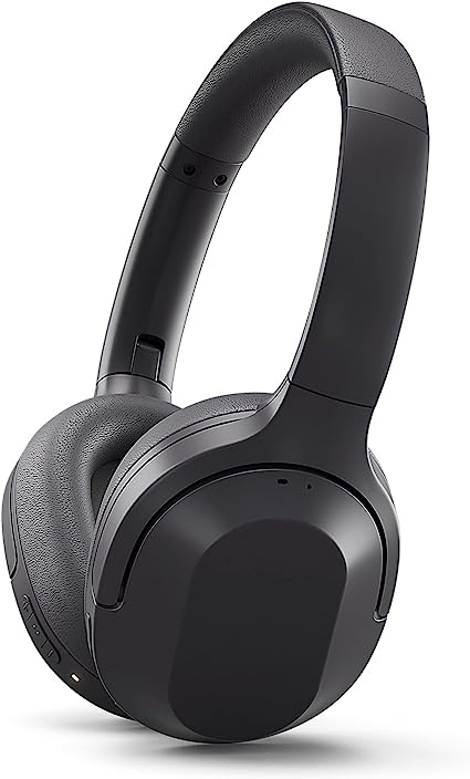Status Core ANC Active Noise Cancelling Headphones - Cave - Over Ear Head Phones w/Built-in Microphones - Wireless & Bluetooth   Detachable 3.5mm Wired - USB-C Charging Cable - 30 Hour Battery