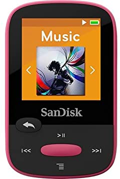 Sandisk SDMX24-008G-A46P Clip Sport 8GB MP3 Player Pink