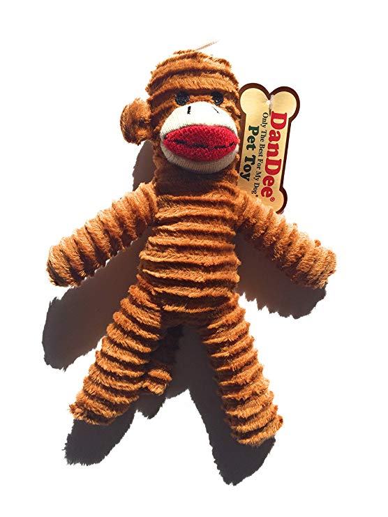 DanDee Only The Best For My Dog Pet sock Monkey Toy