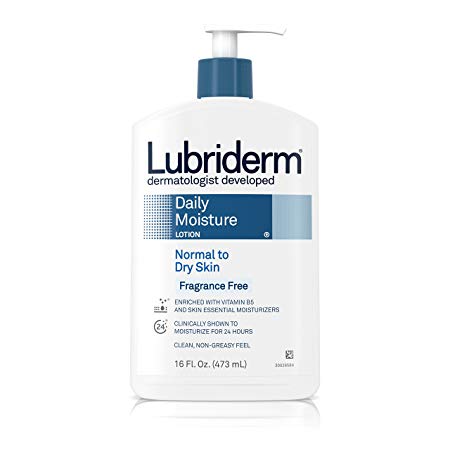 Lubriderm Daily Moisture Lotion, Fragrance-Free, 16 fl. oz.