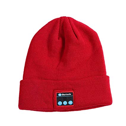 Winter Cap Laimeng_World Bluetooth Music Hat with Stereo Headphone Headset Speaker Wireless Warm Beanie