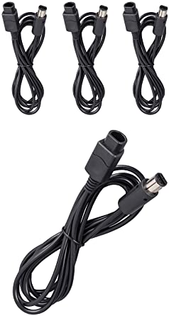 4 Pack Extension Cable Bundle for Nintendo Gamecube Controllers Switch Wii Classic Extender by EVORETRO