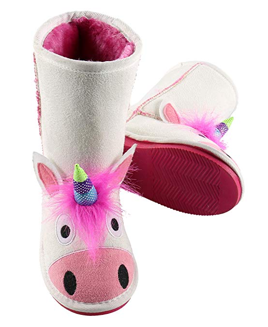 Boot Cute Animal Character Slippers for Kids by LazyOne | Boys and Girls Creature Slipper Boots