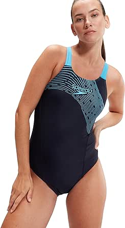 Speedo Women's Medley Logo 1 Piece Swimsuit | Classics | Medalist Style Swimsuit (pack of 1)