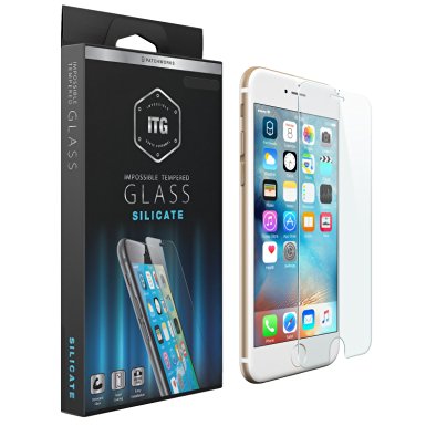 Patchworks® ITG SILICATE for Apple iPhone 6s Plus 6 Plus - Made in Japan Strongest Alumino-Silicate Glass, Finishied in Korea, Maximum Strength, Impossible Tempered Glass Screen Protector