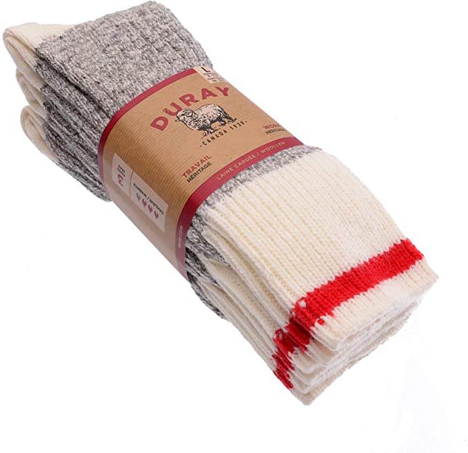 DURAY - Work Heritage - 3 Pack Wool Original Grey Work Socks