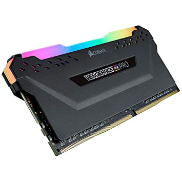 Corsair Vengeance RGB Pro 8GB (1x8GB) DDR4 3600 (PC4-28800) C18 Optimized for AMD Ryzen Black (CMW8GX4M1Z3600C18)