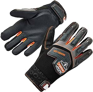 Ergodyne ProFlex 9015F(x) Proflex Anti-Vibration Work Gloves, Certified, XL, Black