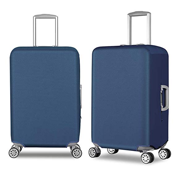 Travel Luggage Cover Durable Anti-Scratch Suitcase Protector Cover Fits 20-30 Inch Luggage(Waterproof Oxford Fabirc), Fits 20 Inch Luggage, Blue