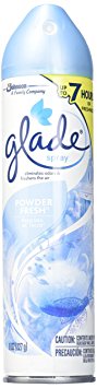 Glade Aerosol Air Freshener, Powder Fresh, 8 oz