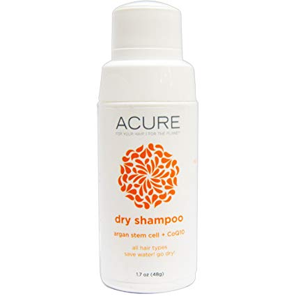 Acure Organics, Dry Shampoo, Argan Stem Cell   CoQ10, 1.7 oz (48 g) - 2pc