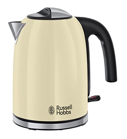 Russell Hobbs Colour Plus Kettle 20415, 3000 W, 1.7 L - Cream