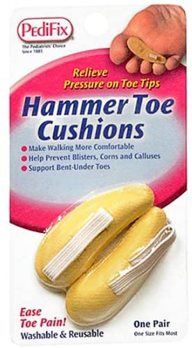 Hammer Toe Crests Buttress Pads, Left, Medium, Suede