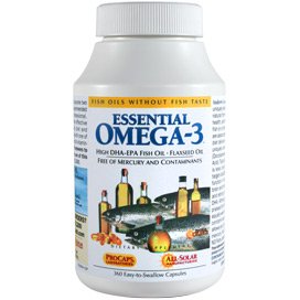 Essential Omega-3 - No Fishy Taste - Orange 180 Softgels