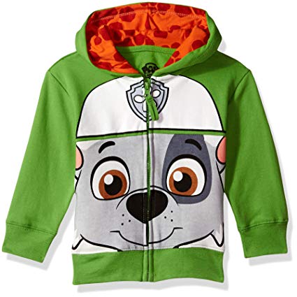 Paw Patrol Boys' Toddler Character Big Face Zip-up Hoodies