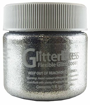 1 X Springfield Leather Company Silver Spark Leather Glitter Paint