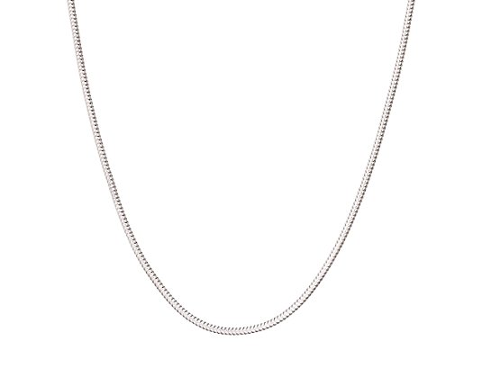 925 Sterling Silver Italian1mm Snake Chain Crafted Necklace Thin Lightweight Strong - Lobster Claw Clasp - Extra Clasp