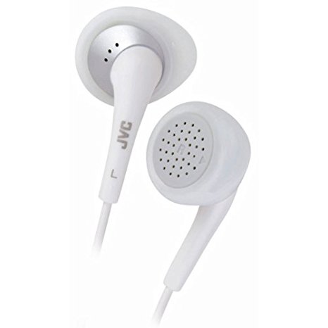 JVC HAF240SN Gumy Air Earphones with Soft Earpieces - Silver