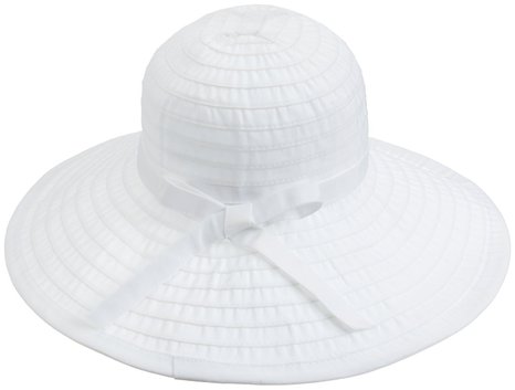 Simplicity Women's Summer UPF 50+ Roll Up Floppy Beach Hat with Ribbon