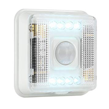 LED Wardrobe Light, Techole Battery-powered Super Bright Motion Sensor Portable Light for Entrance,Hallway,Basement,Garage,Bathroom,Cabinet,Cupboard, Closet and More, Daylight White