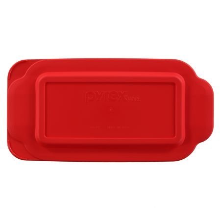 Pyrex - Red 1.5 Quart Loaf Dish Lid