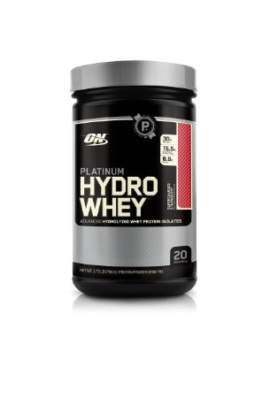 Optimum Nutrition Platinum Hydrowhey, Supercharged Strawberry, 1.75 Pounds