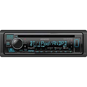 Kenwood KDC-BT375U Single DIN In-Dash FM/AM/CD Multimedia Bluetooth Car Receiver