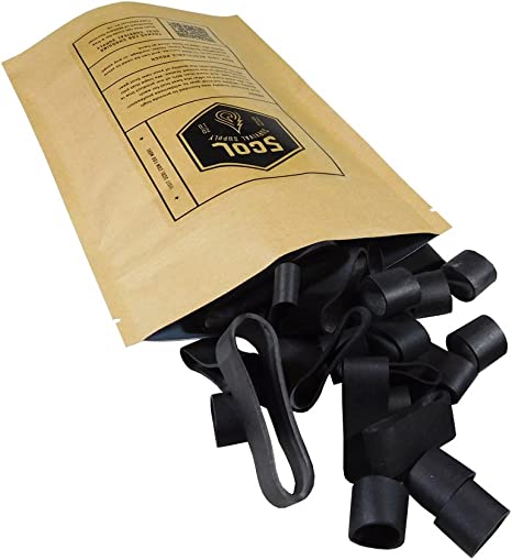 Skog Bands: Heavy Duty Rubber Bands made from EPDM Rubber - 5col Survival Supply (Small Mix)