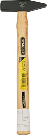 Stanley 1-51-173 Brick Hammer with Wooden Handle, Black/Brown, 300 g