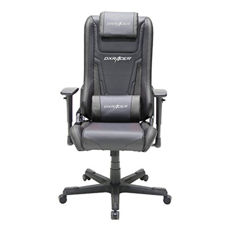 DX Racer DOH/EA01/N Newedge Edition Racing Bucket Seat Office Chair Gaming Chair Ergonomic Computer Chair eSports Chair Executive Chair Furniture Rocker With Pillows (Black)