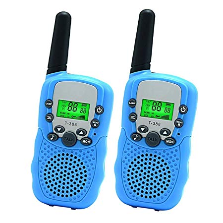 BlTy Best Gifts for Children, Walkie Talkies for Kids to Outdoor Play,Cool Toys for 4-5 Year Old Boys to Travel ,1 Pair(Blue)