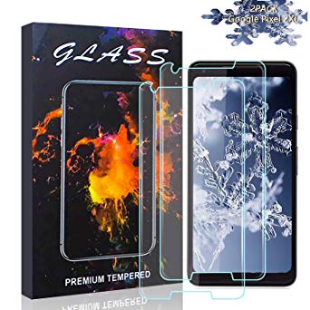 Jioue Google Pixel 2XL Screen Protector [2 Pack], 3D Touch Full Coverage HD Tempered Glass Screen Protector Anti-Scratch Bubble-Free Screen Protector for Google Pixel 2XL