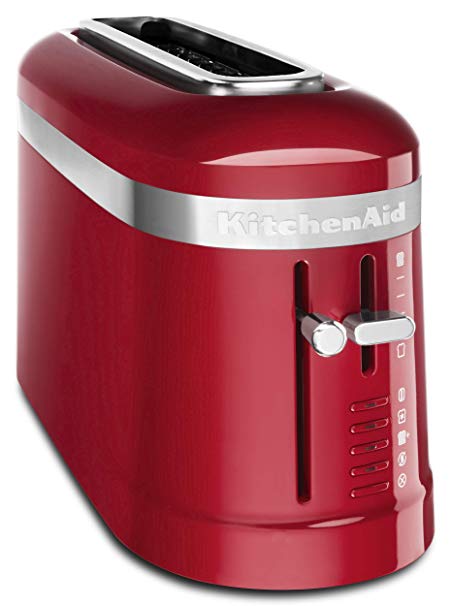 KitchenAid KMT3115ER 2 Slice Long Slot High-Lift Lever Toaster, Empire Red