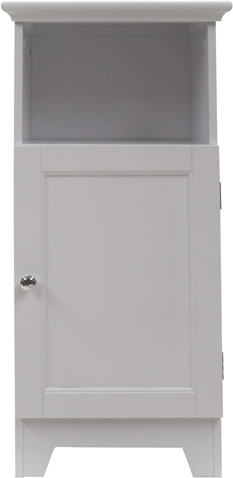 Redmon Shaker Style Single Door Cabinet, White