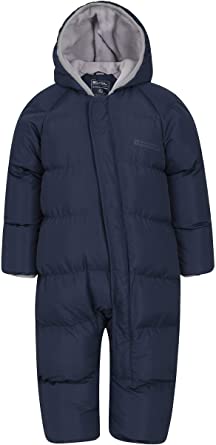 Mountain Warehouse Frosty Toddler Padded Suit - Fleece Lined Snowsuit