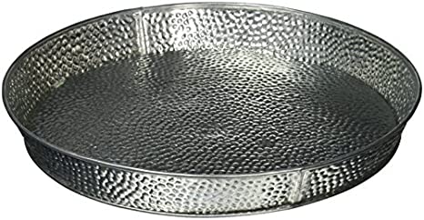 TableCraft Products GP10 Dinner Platter Galvanized, 10.5"