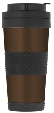 Thermos 14 ounce Vacuum Insulated Stainless Steel Tumbler Espresso
