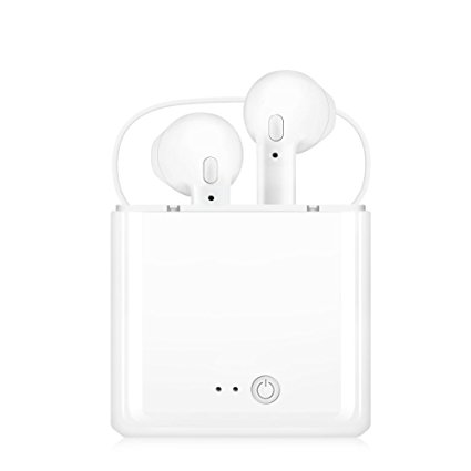 Wireless Earbuds Bluetooth Headphones, In-Ear Sports Cordless Headphones Headsets with Charging Box for Bluetooth Devices，Cordless Sport Headsets for All Bluetooth Devices