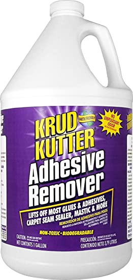 Krud Kutter AR01 Clear Adhesive Remover with Mild Odor, 1 Gallon