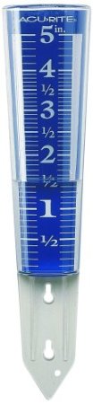 AcuRite 00850A2 5-Inch Capacity Easy-Read Magnifying Rain