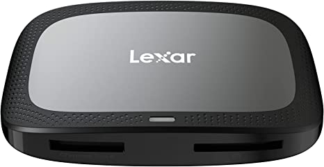 Lexar Professional CFexpress Type A / SD USB 3.2 Gen 2 Reader, Designed for CFexpress Type A and SD UHS-II Cards, High-Speed USB 10Gbps Transfer Speeds (LRW530U-RNBNG)