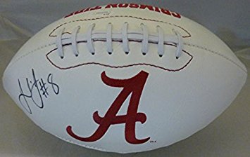 Julio Jones Autographed Alabama Crimson Tide White Panel Football JSA