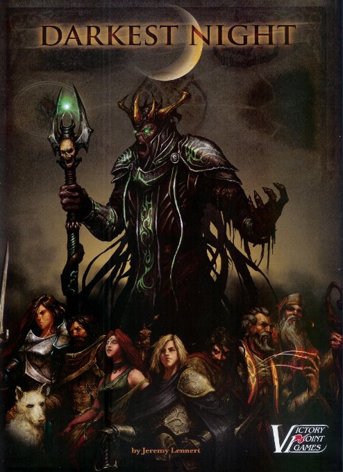 Darkest Night - Euro Game 9 - Co-op Fantasy Boxed Board Game