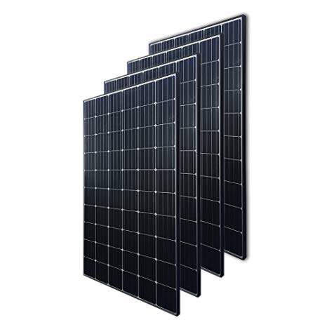 Renogy 4Pcs 300Watt 24Volt Monocrystalline Solar Panel, 300W, 4 Pieces